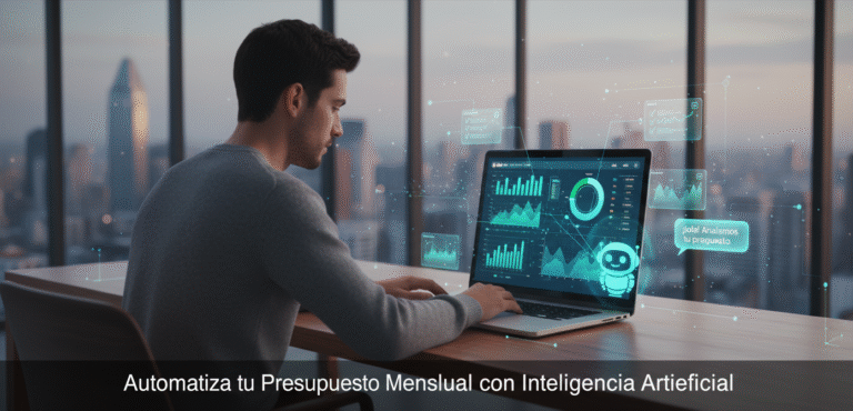 Cómo automatizar tu presupuesto mensual con IA ia1