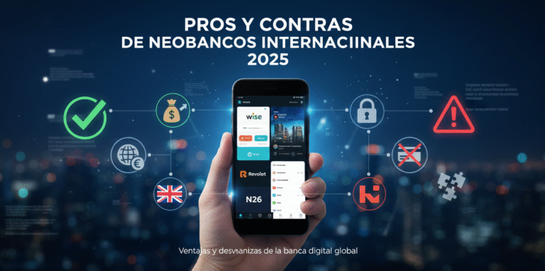 Pros y contras de los neobancos internacionales: todo lo que debes saber antes de abrir cuenta en el extranjero procon