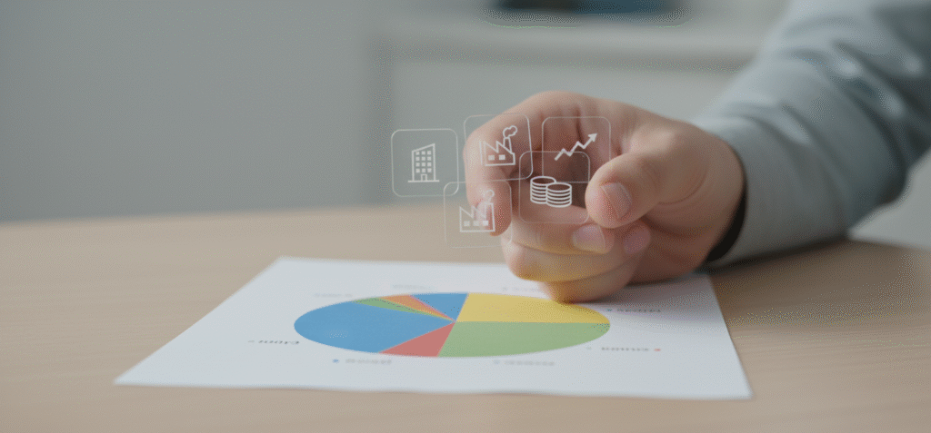 Infografía explicativa sobre diversificación y ventajas de invertir en fondos de inversión para principiantes