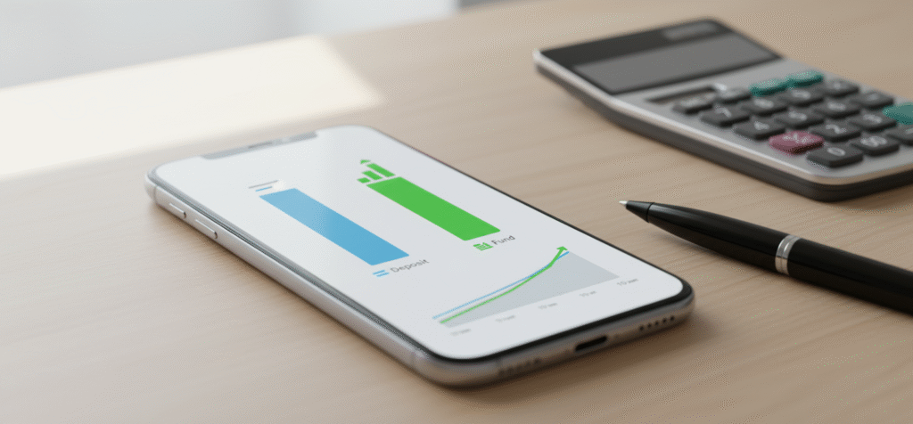 Planificación financiera a largo plazo combinando depósitos y fondos de inversión en España