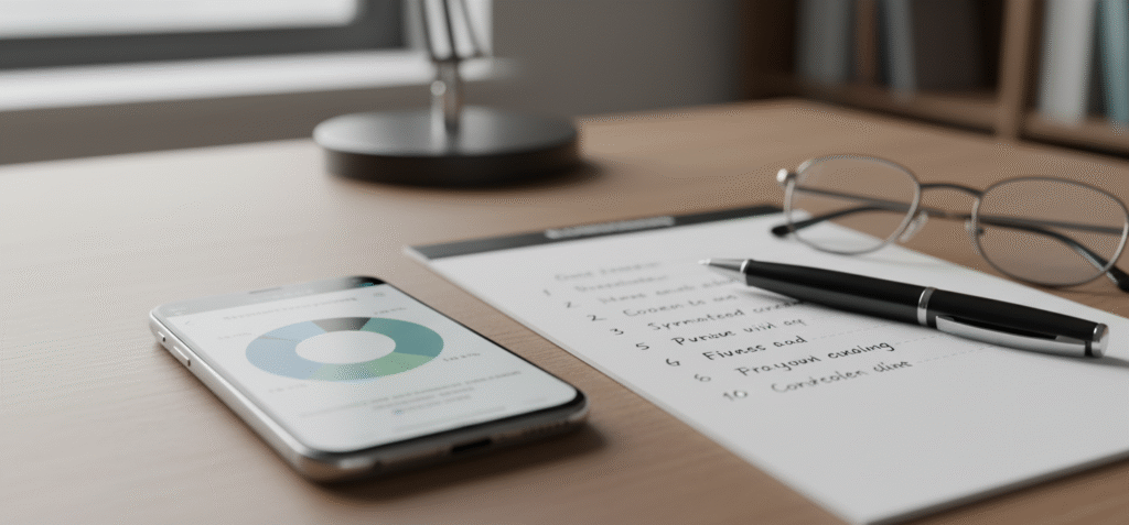 calculo-numero-fire-regla-4-por-ciento.jpg Calculadora y portátil mostrando cálculo del número FIRE según regla del 4%